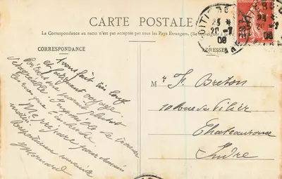 Poitiers (Vienne) — O Palácio de Justiça — Lareiras e Vidraçarias (século XIV) da Sala dos Passos Perdidos — Jules Robuchian, fot. Pâtiers - 41 — Verso