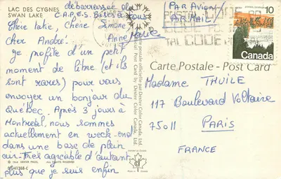 Terre des Hommes — Wystawa światowa w Montrealu 1967 — Dexter Color Canada Ltd — Rewers