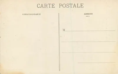 Manor de CRÉNAN — Detalhes da Grande Tounelle — Ed. E. Blamont, St-Brice — Verso