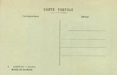 Scena morska z jeźdztwami — Foto Étienne Le Grand, Quimper — Série 5 — Rewers
