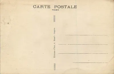 Laval (Mayenne) — Rożnianka w ogrodzie Perrine — A. B. — Rewers