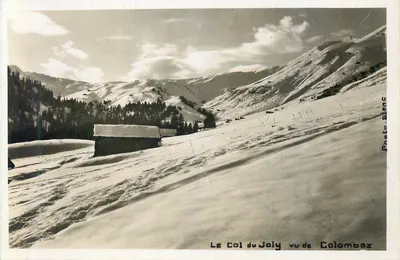Col du Joly widziany z Colombaz — Foto C. Blanc — numer seryjny nie widoczny