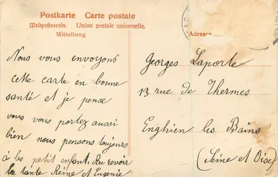 Marienthal — Basilique — éditeur L. No. 1712 — Verso