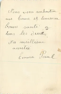 Mosteiro da Trappe — Chocolaterie d'Aiguebelle (Brome) — editor e número de série ilegíveis — Verso