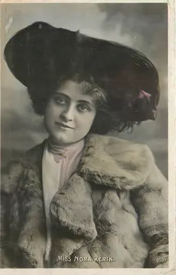 Miss Nora Kerin — retrato — The Rotopmot Postcard, n° 0167