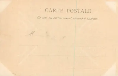Cauterets — Le Lac de Gaube — D. T., Editeur, Lourdes — Verso
