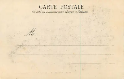 Cauterets — La Raillère — D. T. Editore, Lourdes, N° 96 — Verso