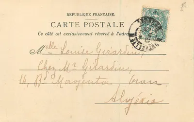 A Torre dos Pinhos, Boulevard Henri IV — Montpellier — Edição das Novas Galerias — Verso