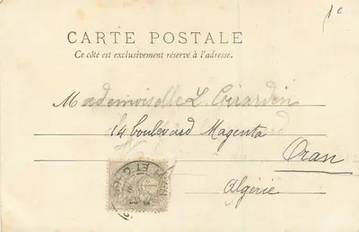 Castelo de BLOIS — Porta da Capela — Marte — Verso