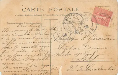 Visvrouwen die garnalen verkopen — B. Sinven, Imp. Édit. Toulouse-Paris — n° S. D. 233 — Achterkant