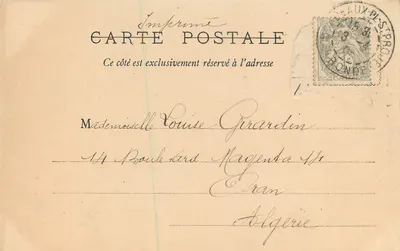 Bordeaux — Pomnik Girondynów — W. F. Rachel, n°16 — Rewers