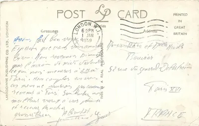 Arco de Wellington & Piccadilly — Londres — Lansdowne Publishing Co. Ltd. n° LP 425 — Verso