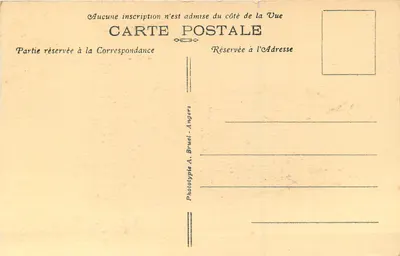 Tours (Loire-et-Loire) — Catedral de São Gatien em obras — Fototipia A. Bruel - Angers, n°4 bis — Verso