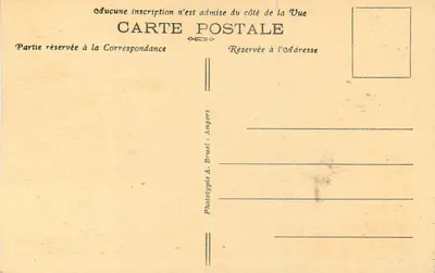 Tours (Indre-et-Loire) — Klasztor Psalette — Galerie i Schody (XVe i XVIe w.) — A. B. — Rewers