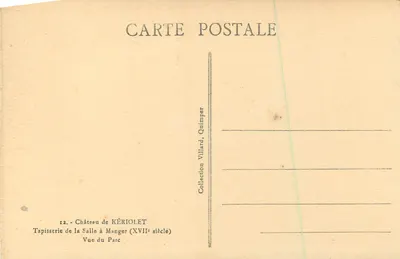Castello di Kériolé - Tappeto della Sala da Pranzo (Seicento) - Collezione Villard, Quimper — Verso