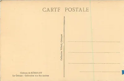 A Cozinha — Castelo de KÉRIOLET — Coleção das Bassinoires — Verso