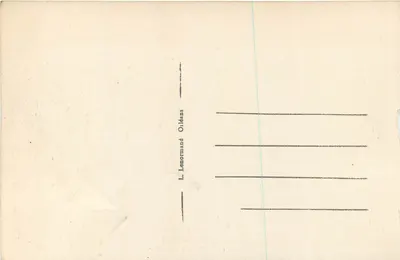 Orléans — Piazza Louis-Pasteur — L. Lenormand — Verso