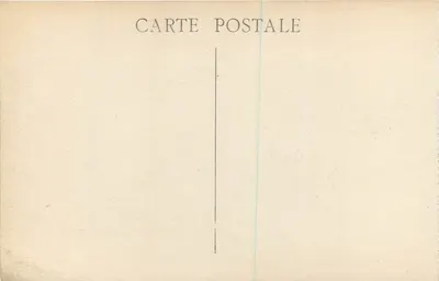 Marseille — Pałac Longchamp — widok ogrodu i fontanny — Rewers