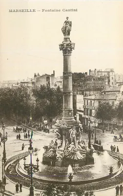 MARSEILLE — Fonte Cantini — Editor não identificado