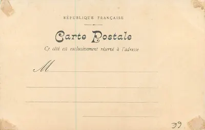 Festyny Normandzkie — Rue Jeanne-d'Arc na Portiku Guillaume le Conquérant — Collect. N.G. (1904) — Rewers