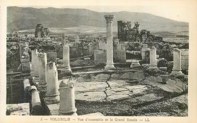Volubilis — Visão geral e o Grande Bassin — LL