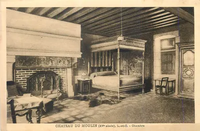 Castelo do Moulin (século XV), L.-et-G. - Quarto