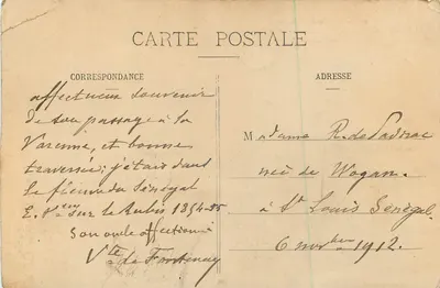 St-Rémy-la-Varenne — Zamek Petite-Varenne — L. V., fot. — Rewers