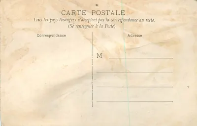 Bilhete postal antigo As Manobras Coloniais A Bandeira do 2º Regimento Militaria — Verso