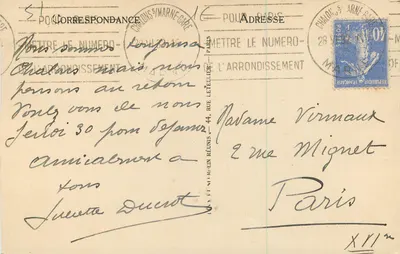 Chalons-sur-Marne — De Brug van de Zeelieden — Uitgave Grand Bazar de Marne, n°152 — Achterkant