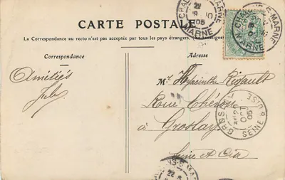 Notre-Dame de L'Épine — Igreja notável do século XIV — Pressson, editora, Chalons-sur-Marne — Verso