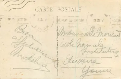 Chalons-sur-Marne (Marne) — Vista geral — Editor: Bourgogne Frères, n°2 — Verso