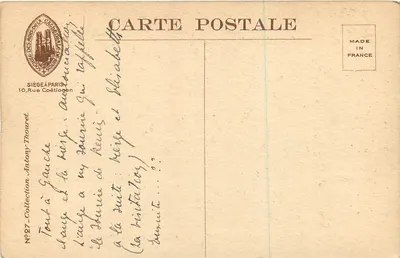 Reims — Episón derecho de la fachada principal — Editor Paris, n°27 — Reverso