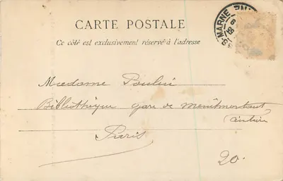 Chalons-sur-Marne — Portal Kościoła Świętego Loupa — Rep et Filiatte, Wydawcy, Château-Thierry, n°157 — Rewers