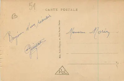 Reims - A Porta Mars - Antiga Porta Galo-Romana — Pol, n°606 — Verso