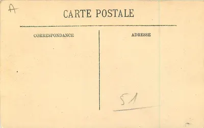 Reims — L'Hôtel de Ville — Edizione delle Galeries Rémoises n°33 — Verso