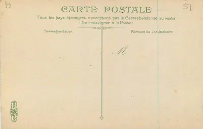 Reims. Hotel de Ville — wydawca LVAC, nr serii 1045 — Rewers