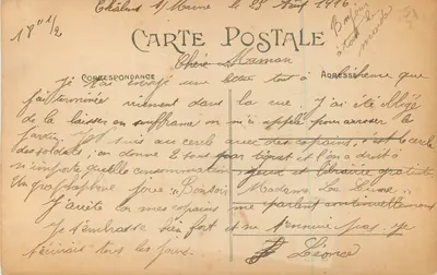 Chalons-sur-Marne — Tuin van het Jard — Hoofdweg — Ed. J.B., n°45 — Achterkant