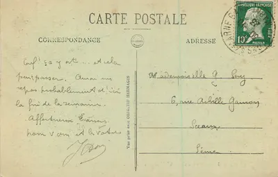 Chalons-sur-Marne — Las Avenues de Estrasburgo — Puerta Santa Cruz — Reverso