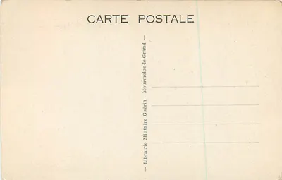 Kościół w MOURMELON-le-GRAND (Camp de Mourmelon) — Librairie Militaire Guérin — Rewers