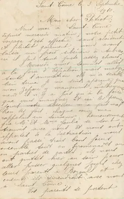 Jovem mulher com pássaro — Presente de afeto — Paris 390 — Verso