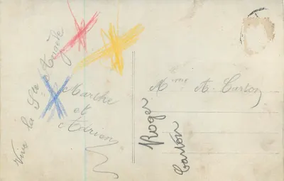 Bouquet de fleurs — B.M. PARIS n°340 — Rewers