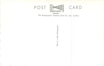 A Torre de Londres à noite — RF 24 — The Photographic Greeting Card Co. Ltd. — Verso
