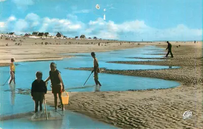 Cayeux-sur-Mer — Praia com maré baixa — Gi des Arts Photomécaniques, n°684