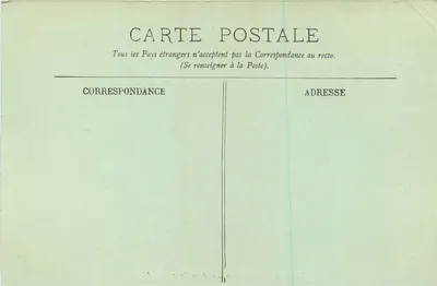Compiègne — Zamek — Fronton, strona Parku — LL. — Rewers