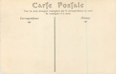 Château de PIERREFONDS — Les Ruines avant la Restauration — Decelle — Compiegne — Verso