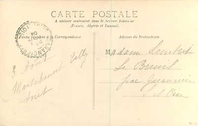 Castelo de Anet — A Capela — Ch. Foucault, editor — Dreux — Verso