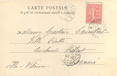 Panoramische uitzicht van Saint-Évroult — uitgever niet zichtbaar — Achterkant