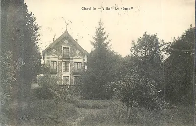 Bilhete postal antigo Chaville Villa Le Home