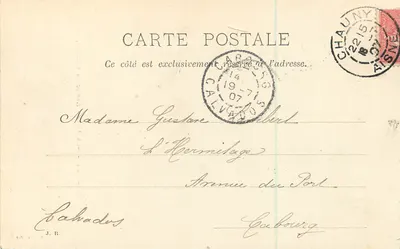Coucy-le-Château — Wejście do zamku — Itonet, Chauny — Rewers
