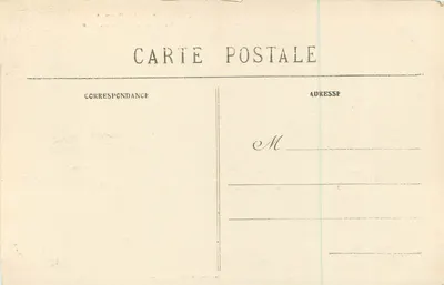 Le Faouet — Vista Geral de Santa Bárbara — Edição Guillarde, Quimperlé — Verso